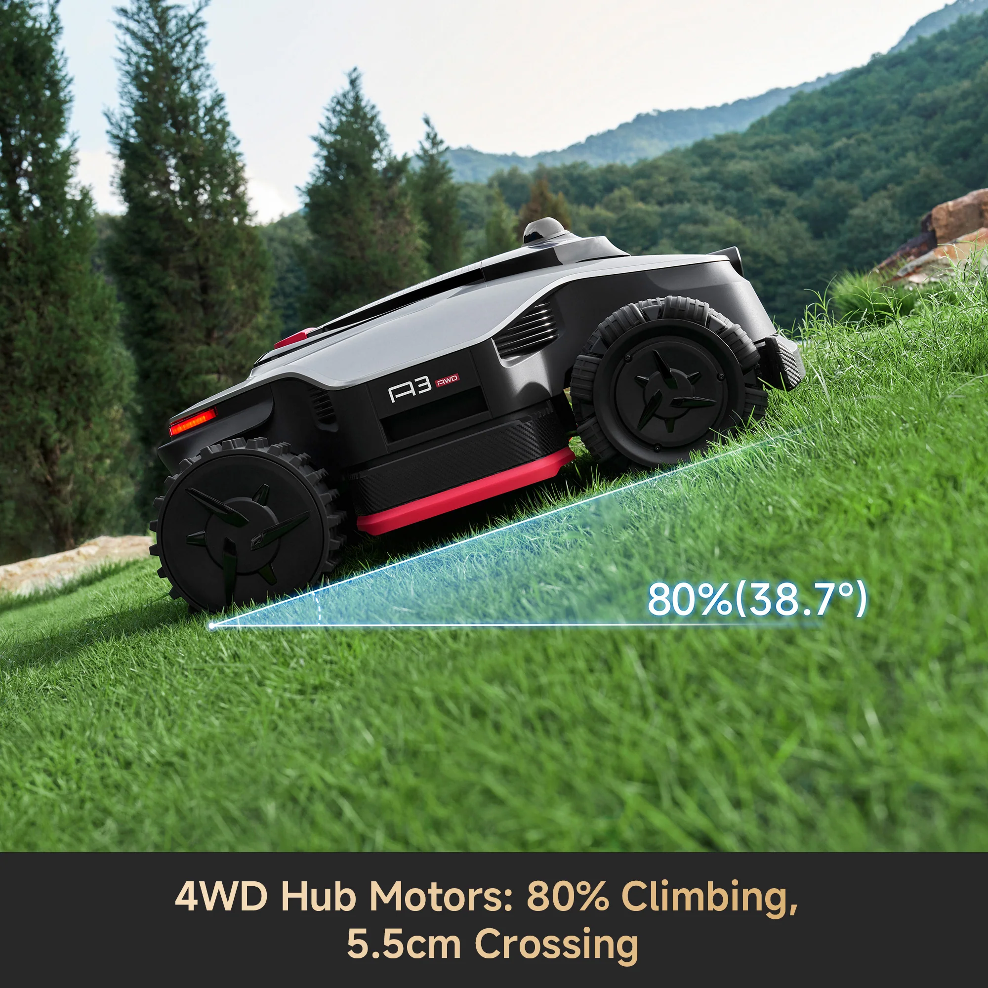 Dreame A3 AWD Pro Robot Lawn Mower - Image 6